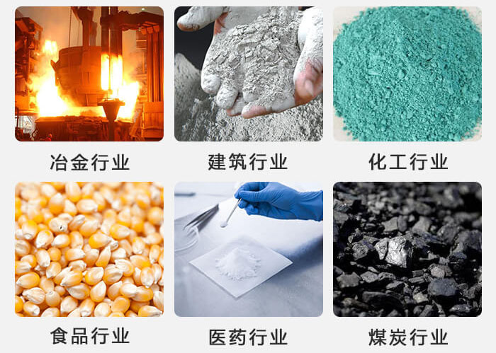 不銹鋼振動篩主要應用于冶金，建筑，化工，食品等行業中。